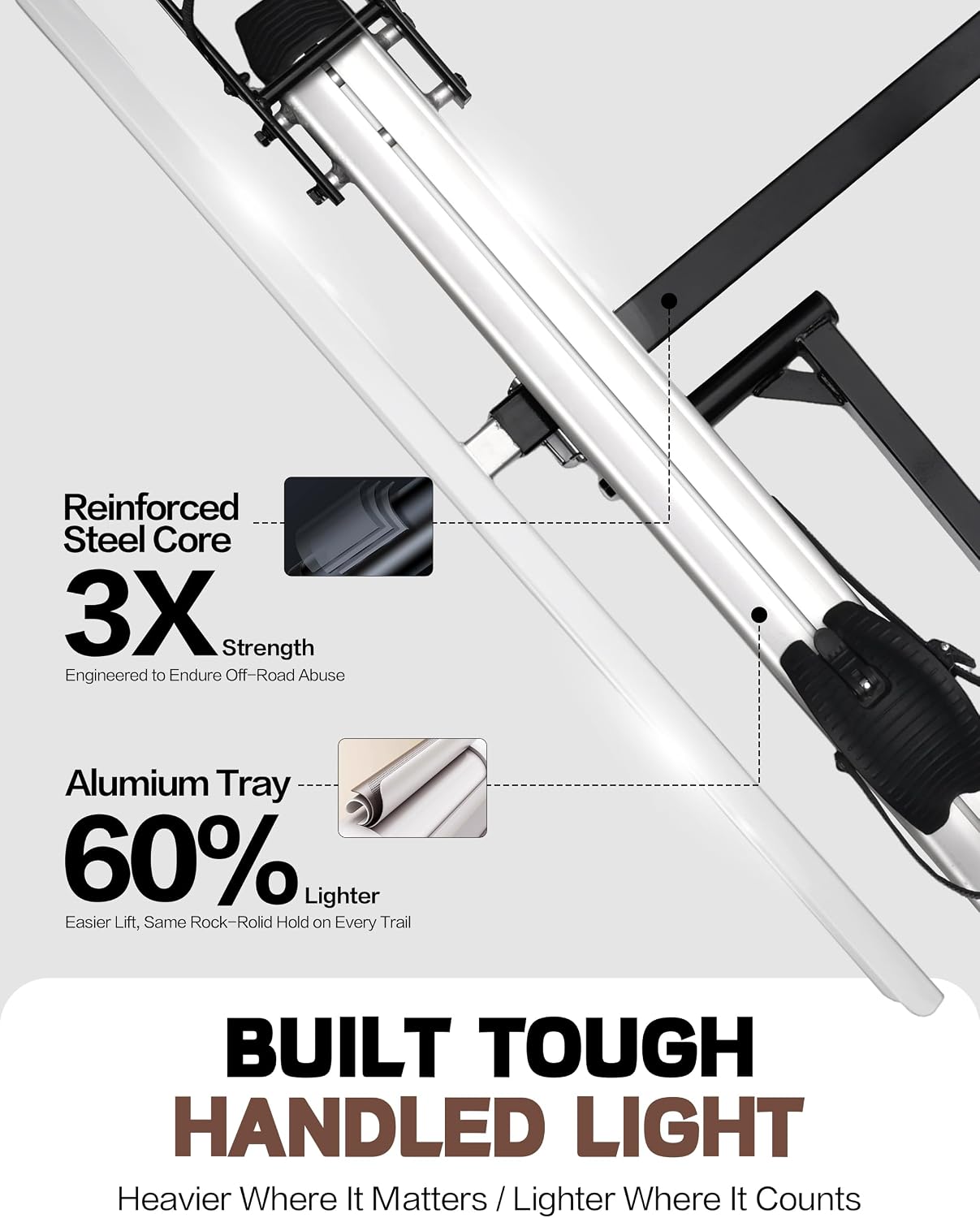 Young Electric Hitch Mount Single Bike Rack with Ramp for Electric Bike, 100 lbs. Capacity Bike Carrier for Truck, Trailer, RV, SUV‼️light scratches some hardware maybe missing‼️